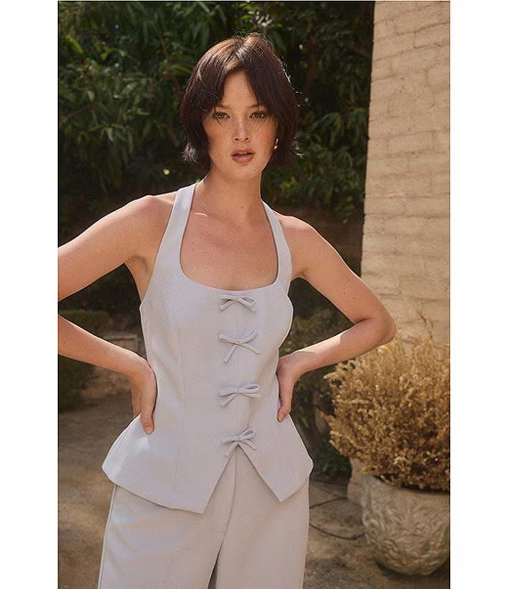 Clementine Halter Vest Top