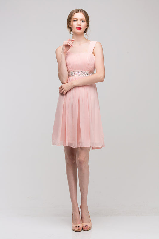 Sweet Creature Pink Chiffon Dress