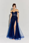 Navy Something Great Gown - E-EK128