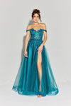 Teal Something Great Gown E-EK128