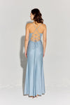 Sea Spray Embellished Gown - E-EK129