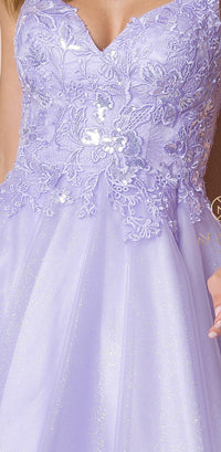 Lilac Fit & Flare Mini Dress - N-E777