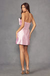 Blush Bow Geneva Mini Dress | J-JT960AB