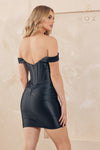 Black Corset Mini Dress