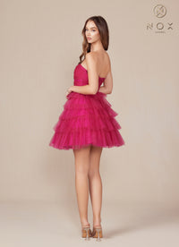 Roseberry Tulle Mini Dress