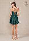 Emerald Mini Dress