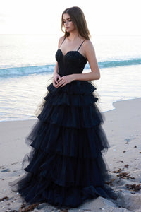 Black Starstruck Gown - N-Y1545