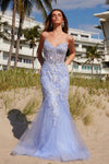 Powder Blue Enchanted Evening Gown - N-Q1541