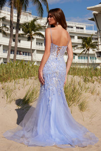 Powder Blue Enchanted Evening Gown - N-Q1541