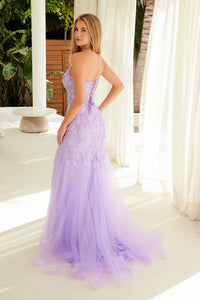 Lilac Shine On Gown - N-R1717