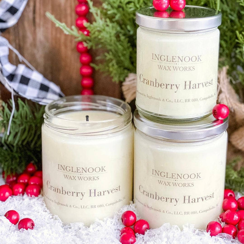 Cranberry Harvest Soy Candle