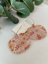 Retro Pumpkin Earrings