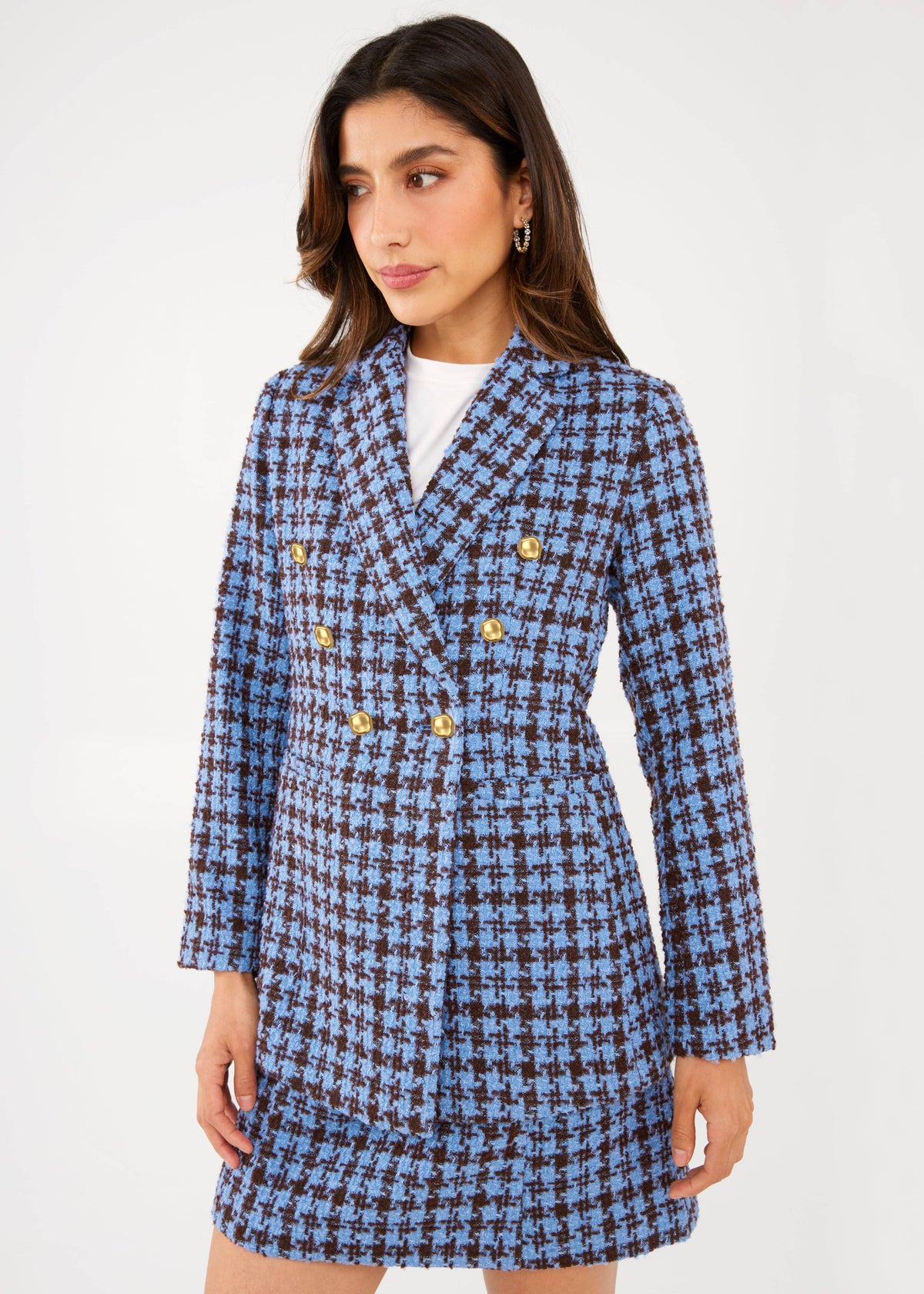 Calvin Houndstooth Blazer