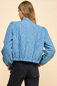 Denim Quilted Jacket