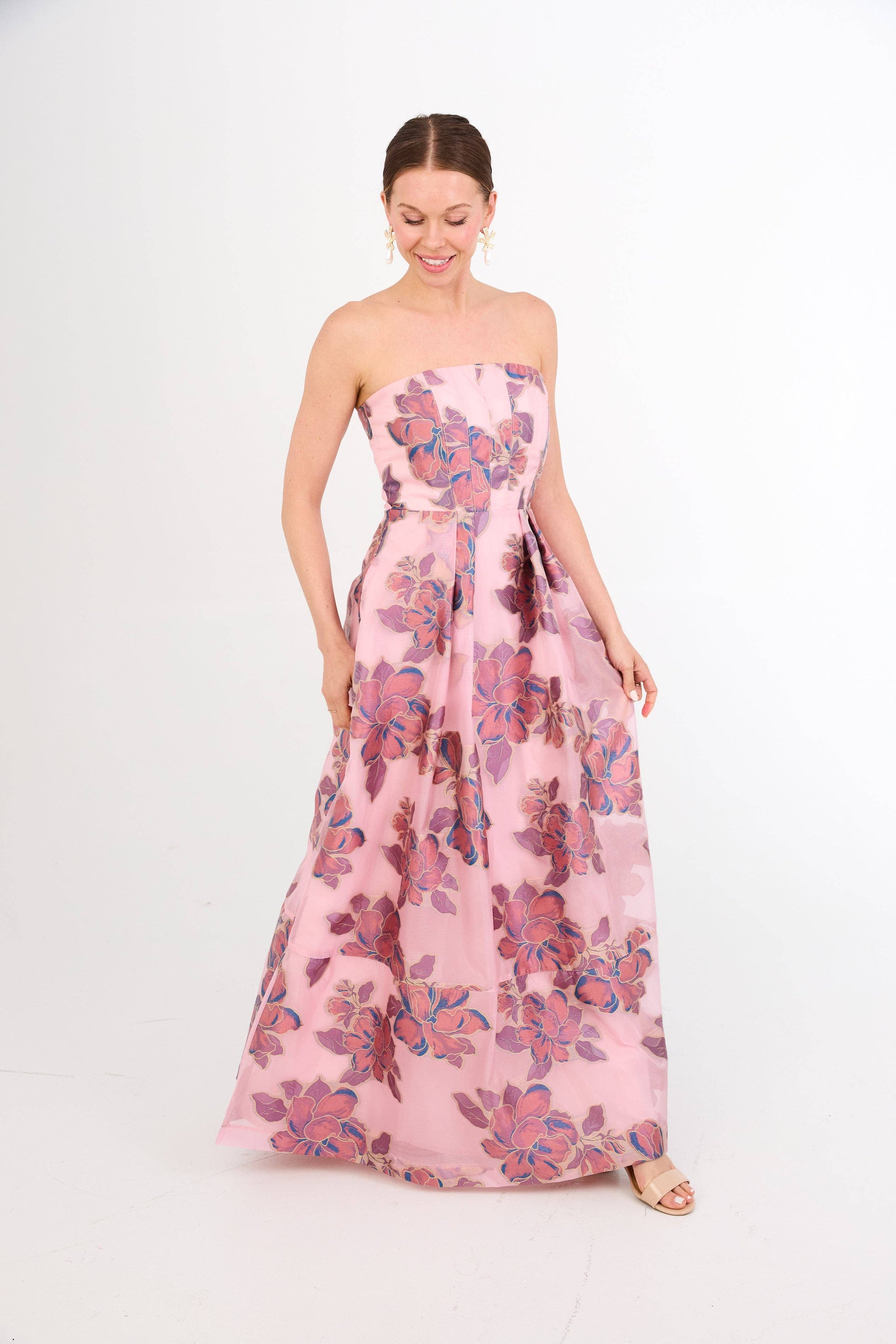 Catherine Gown in Pink Peony Catherine Gown in Pink Peony