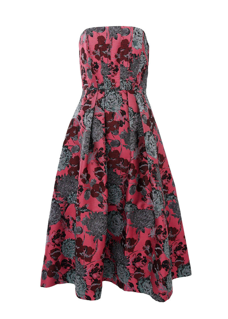 Catherine Dress in Dahlia Jacquard