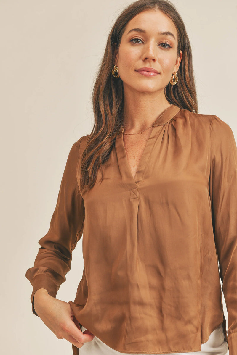 Lindsay Blouse - Bronze