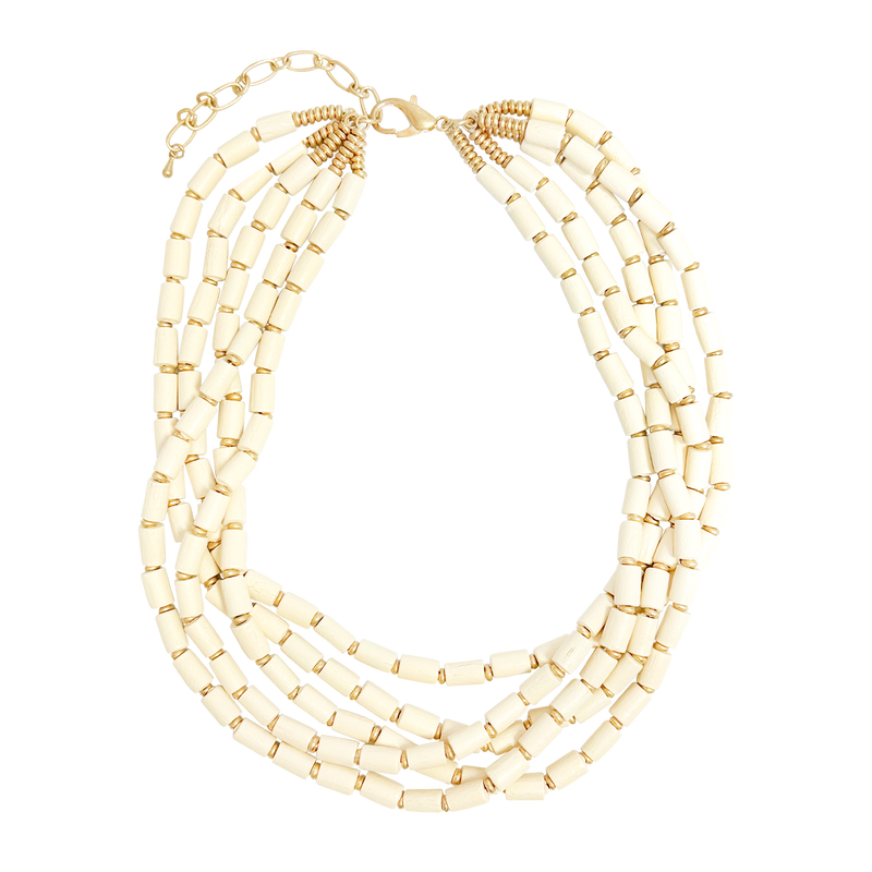 White Madelyn Necklace