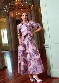 Pink Peony Charlotte Gown