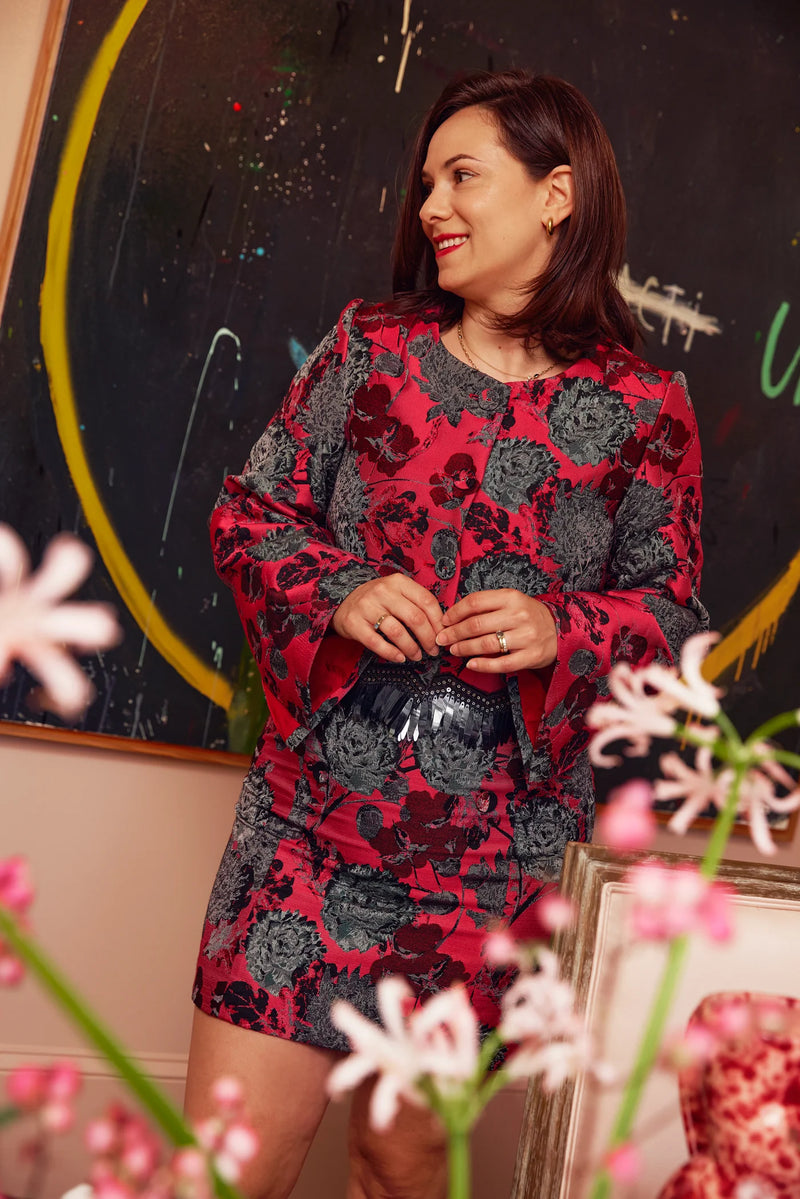 Kennedy Dahlia Jacquard Jacket