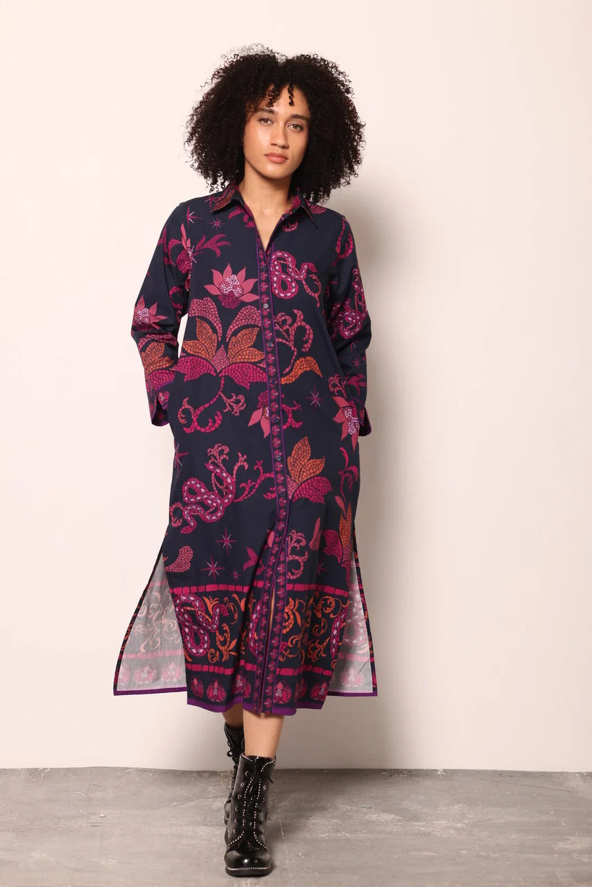 Eliza Midnight Mosaic Dress