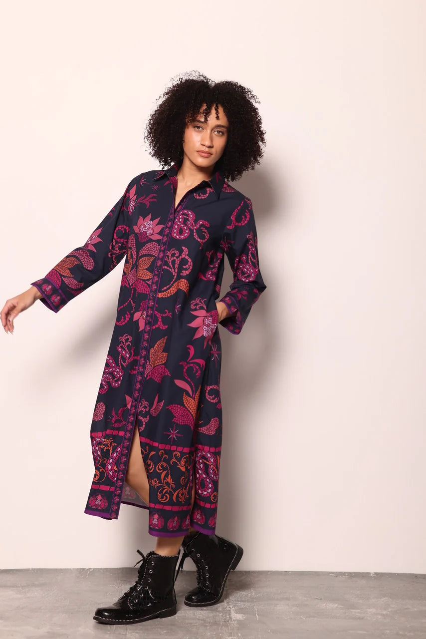 Eliza Midnight Mosaic Dress