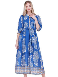 Indigo Oasis Maxi Dress