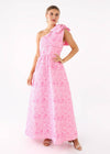 Caroline Gown - Pink Bubble Jacquard