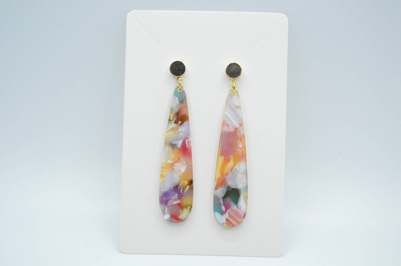 Colorful Tortoiseshell Earrings