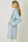Blue Breeze Lapel Coat