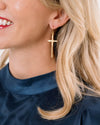 Susan Shaw | Tall Cross Earrings