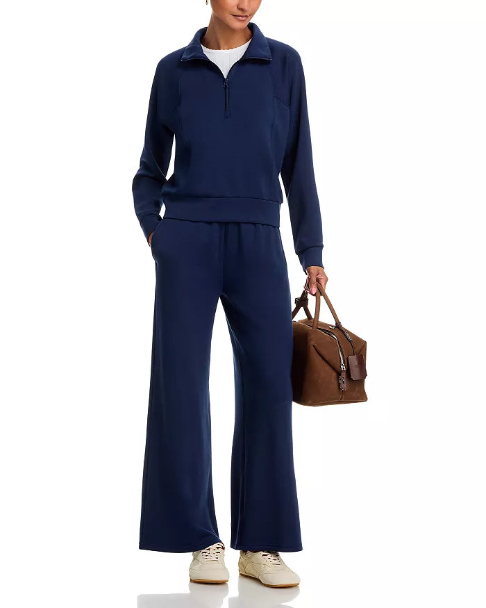 Navy Quarter Zip Sweatshirt