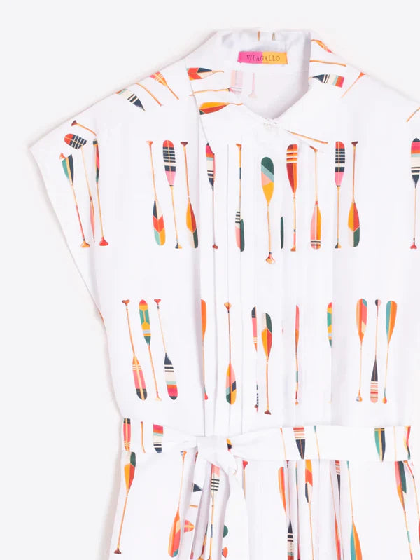 Remos Paddle Print Dress