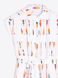 Remos Paddle Print Dress