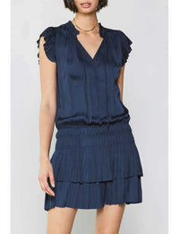 Navy Gabrielle Dress