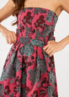 Catherine Dress in Dahlia Jacquard