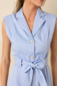 Jacqueline Sky Blue Midi Dress