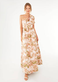 Caroline Gown - Baby's Breath Jacquard