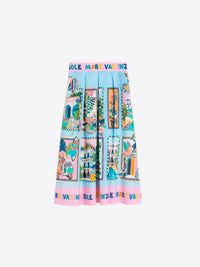 Summer Holiday Print Skirt
