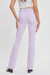 Lavender Mid-Rise Flare Jean