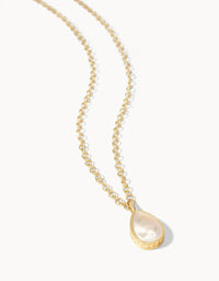 Naia Teardrop Necklace 20"