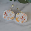 Pumpkin Leaf Earrings