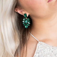 Green Showstopper Earrings