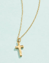 Cross Necklace 17"