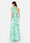 Caroline Gown Green Abstract Brocade