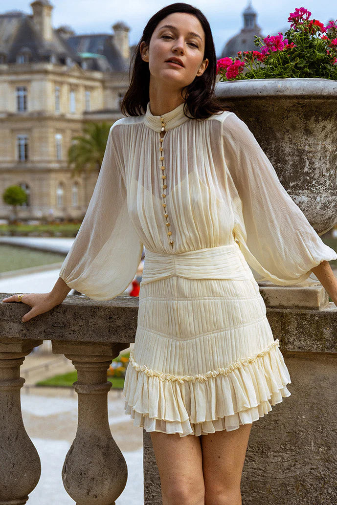 Kayla Dress | Ivory