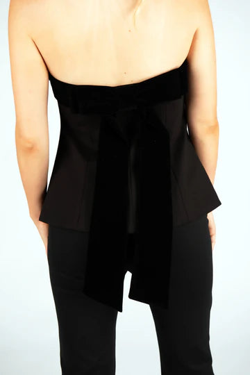 Ophelia Velvet Trim Top