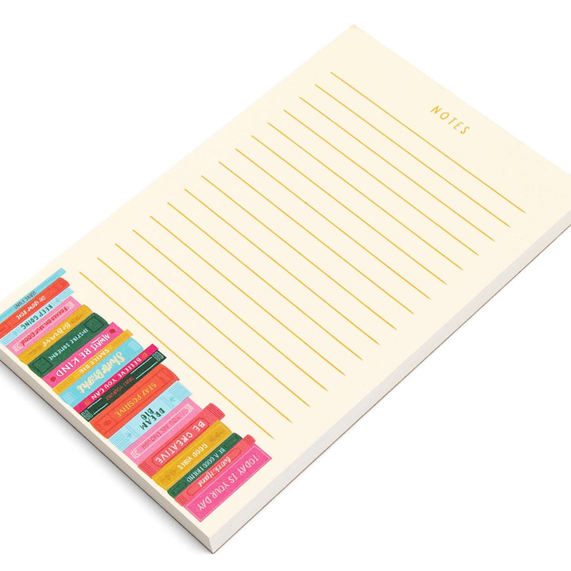 Affirmations Book Stack Notepad