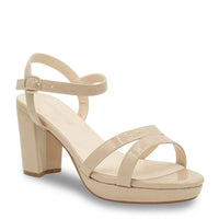 Harmon Nude Patent Sandal
