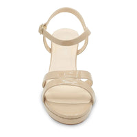 Harmon Nude Patent Sandal